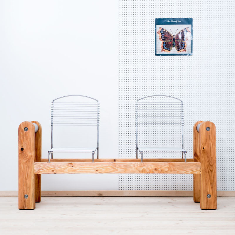 Next - 2er-Sitzbank Recycling + Upcycling = nachhaltige Designer-Möbel aus Leipzig