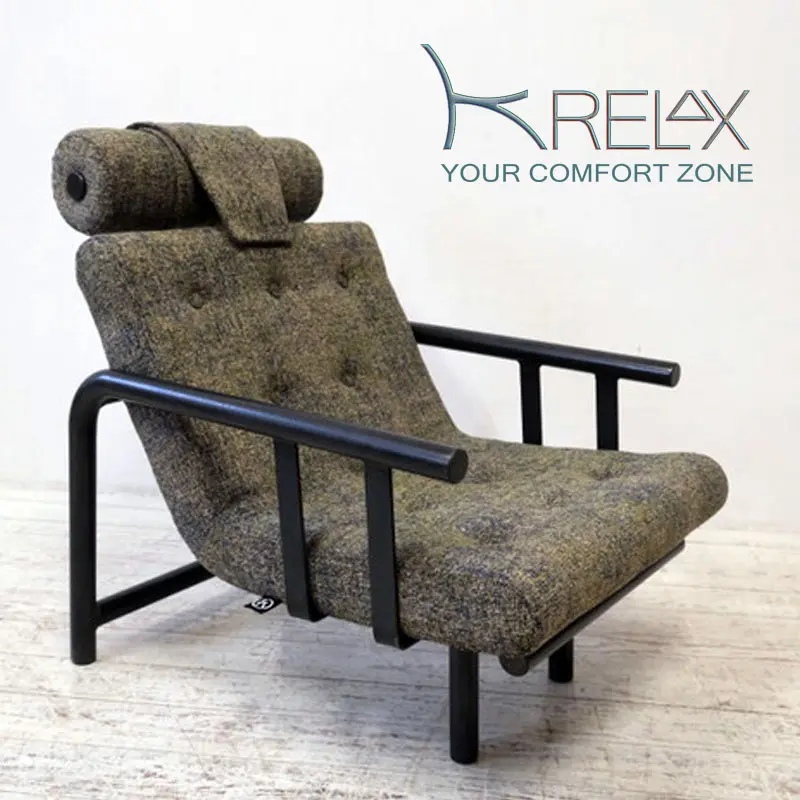 Krelax III - Stahlsessel meliert Sessel TK-Designs nachhaltige Designer-Möbel aus Leipzig