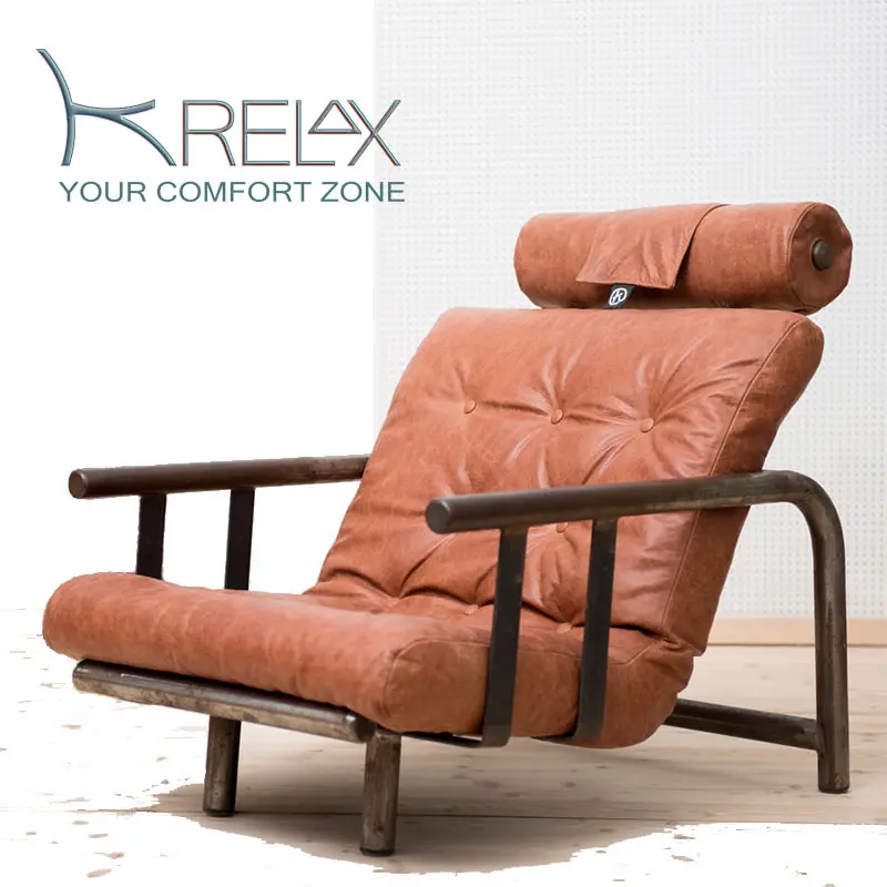 Krelax II - Stahlsessel Ledersessel Sessel TK-Designs nachhaltige Designer-Möbel aus Leipzig