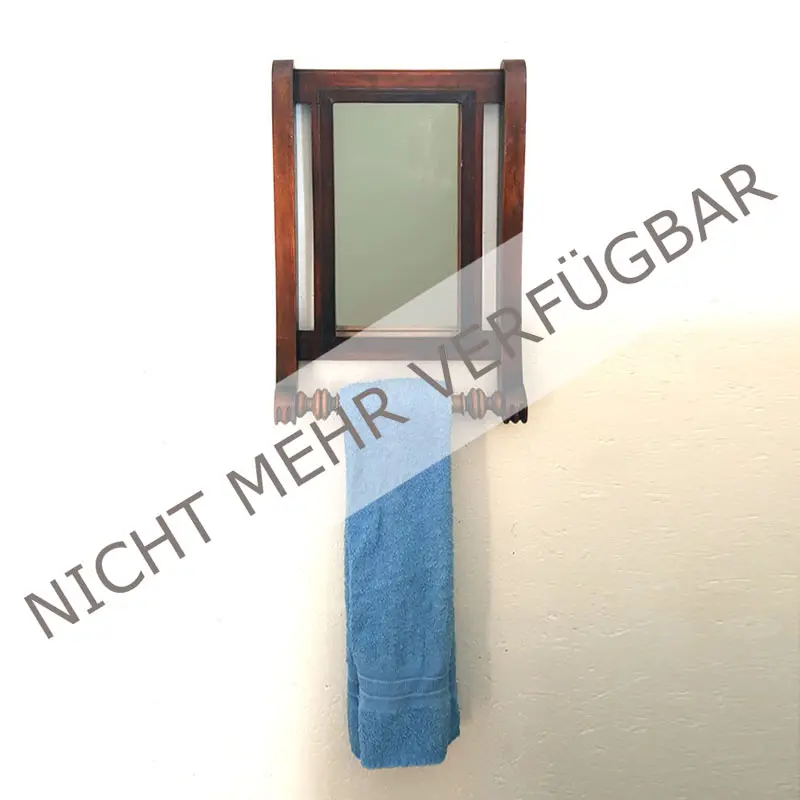 Rétroviseur - Wandspiegel Spiegel Handtuchhalter Recycling + Upcycling = nachhaltige Designer-Möbel + Accessoires aus Leipzig